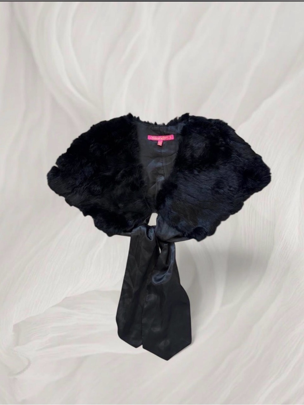 Vintage Fur Shrug Capelet Whimsygoth Y2K Glam Vamp
